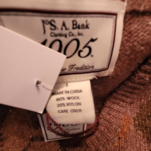 Jos. A Bank Argyle Sweater Sizes XL or L.  Wonderful Christmas gift! - Picture 8 of 12